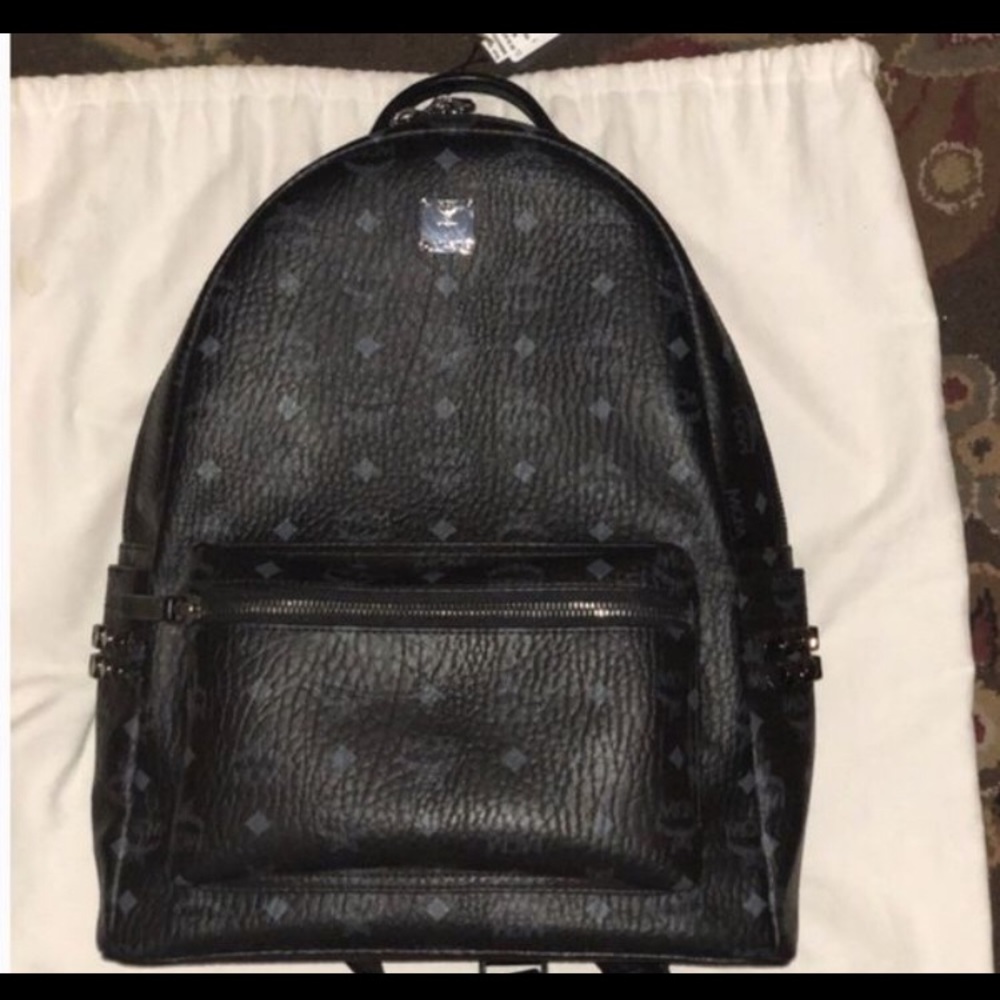 MCM Studded Backpack Large